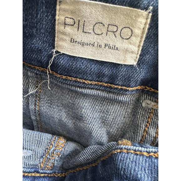Pilcro Anthropologie The Skipper Wide Leg Cropped High Rise Jean No Size 28 x 24 - Picture 9 of 14